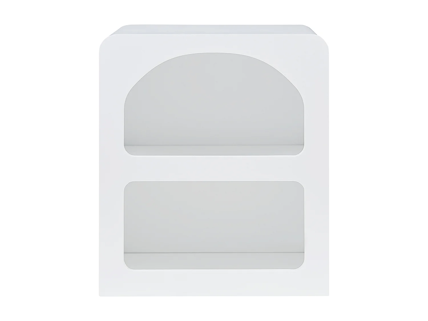 Table d'appoint Vågå 45 x 40 x 30 cm blanc [en.casa]