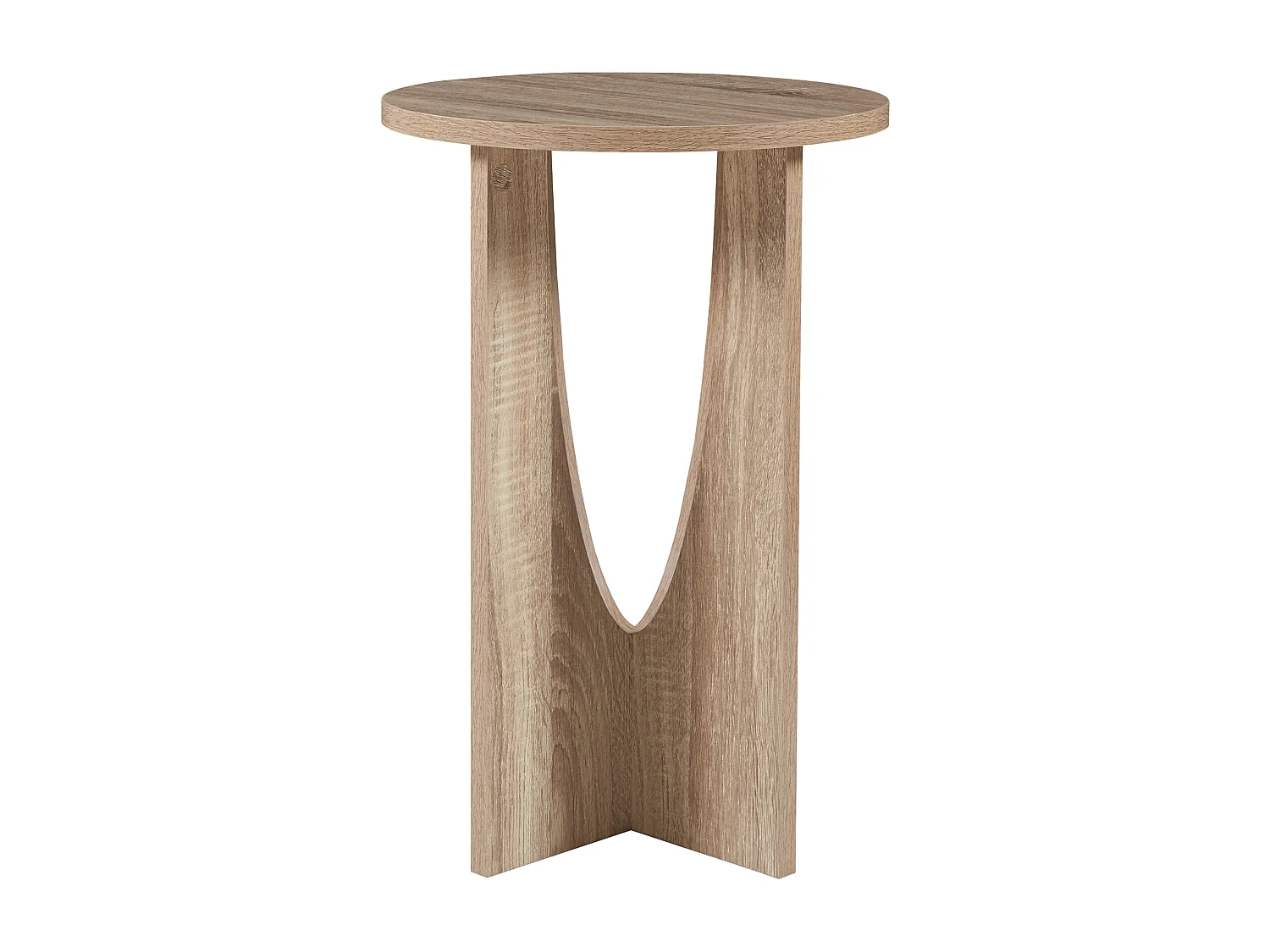 Table d'appoint Rindal 57 x 38 cm effet chêne [en.casa]