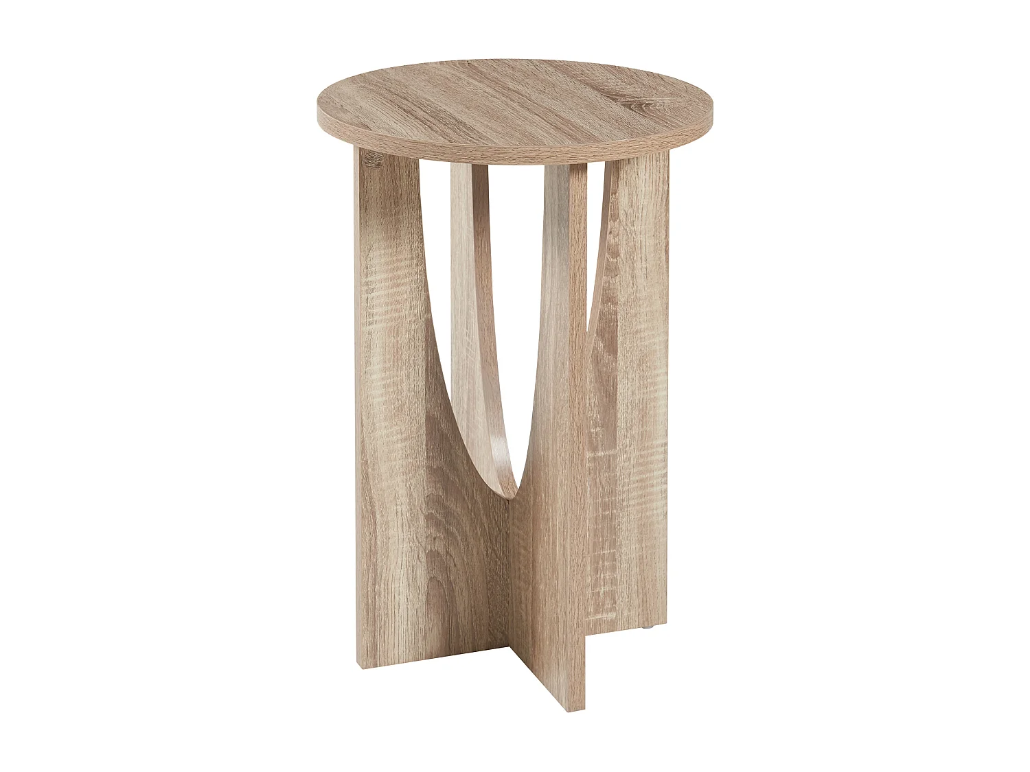 Table d'appoint Rindal 57 x 38 cm effet chêne [en.casa]