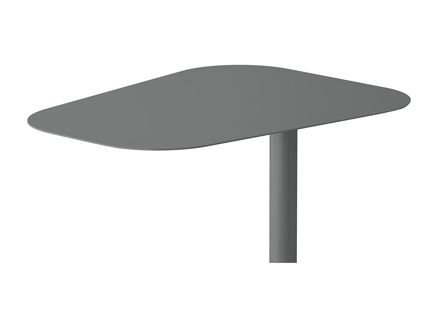 Table d'appoint Nastätten métal 50 x 50 x 38 cm gris mat [en.casa]