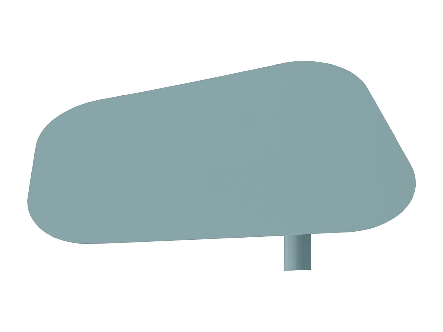 Table d'appoint Nastätten métal 50 x 50 x 38 cm bleu mat [en.casa]