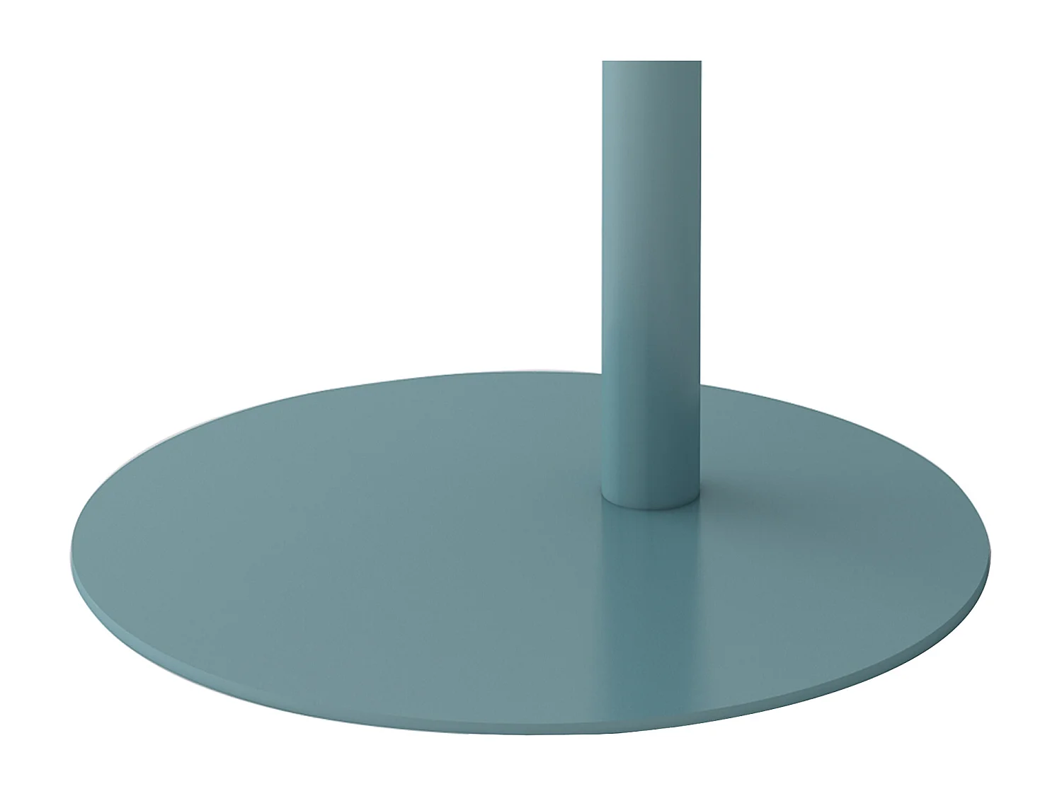 Table d'appoint Nastätten métal 50 x 50 x 38 cm bleu mat [en.casa]
