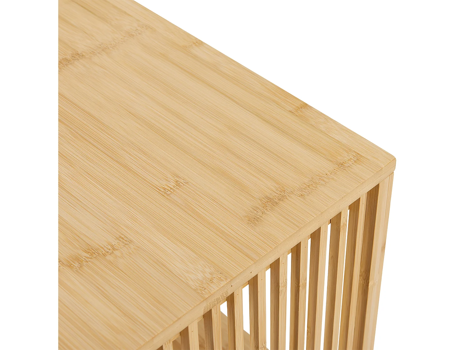 Table d'appoint Varde bambou 50 x 38,5 x 33 cm naturel [en.casa]