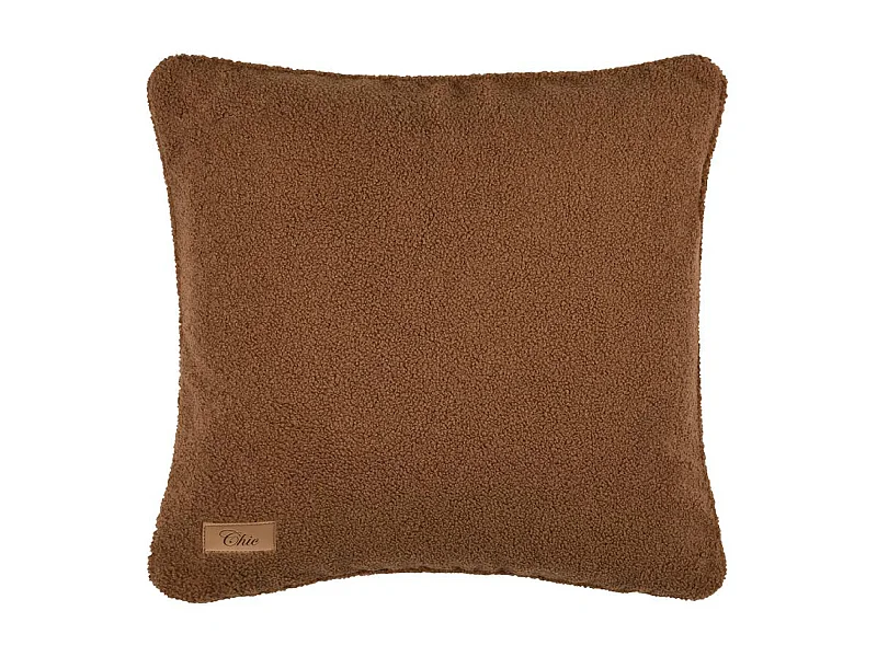 Cojín cuadrado efecto rizo