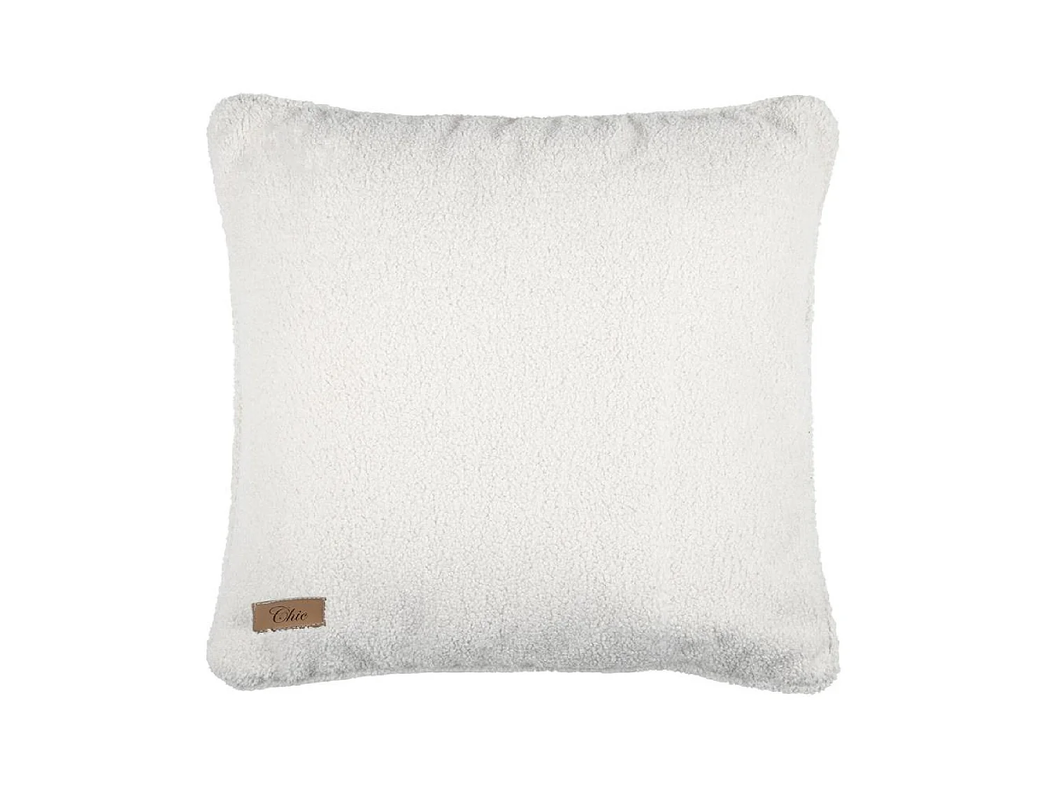 Coussin carré effet bouclette