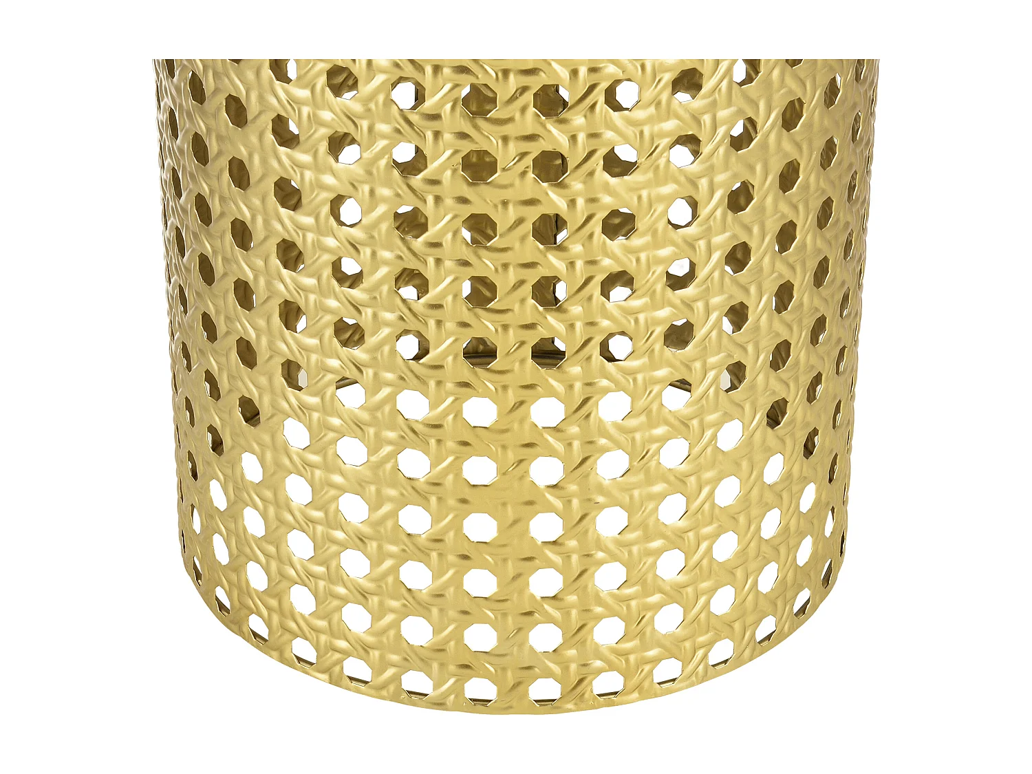 Lot de 2 Tables Basses Theux Rondes Différentes Tailles Noir Doré [en.casa]