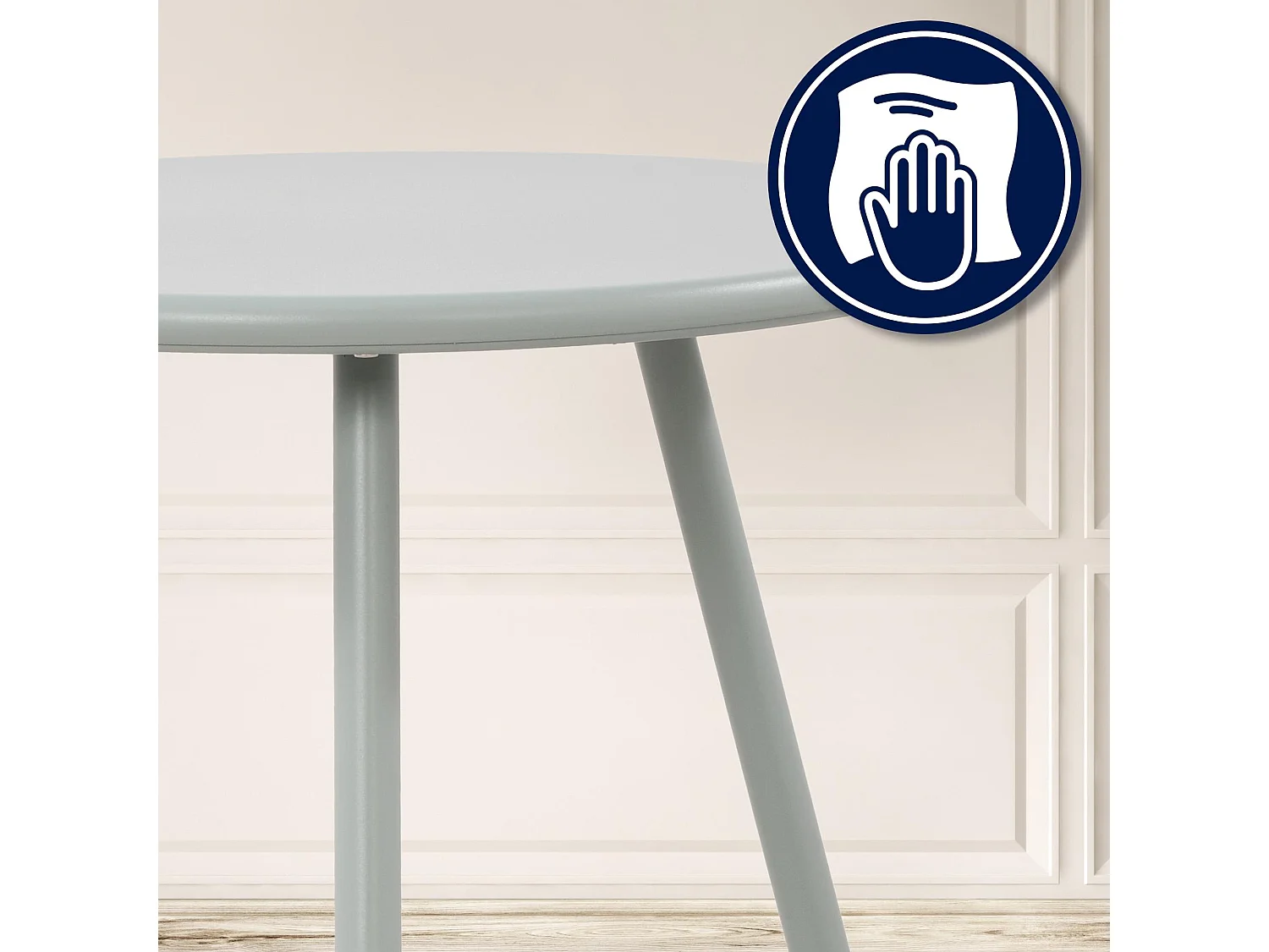 Ensemble de jardin - Table + 4 Chaises - Minota