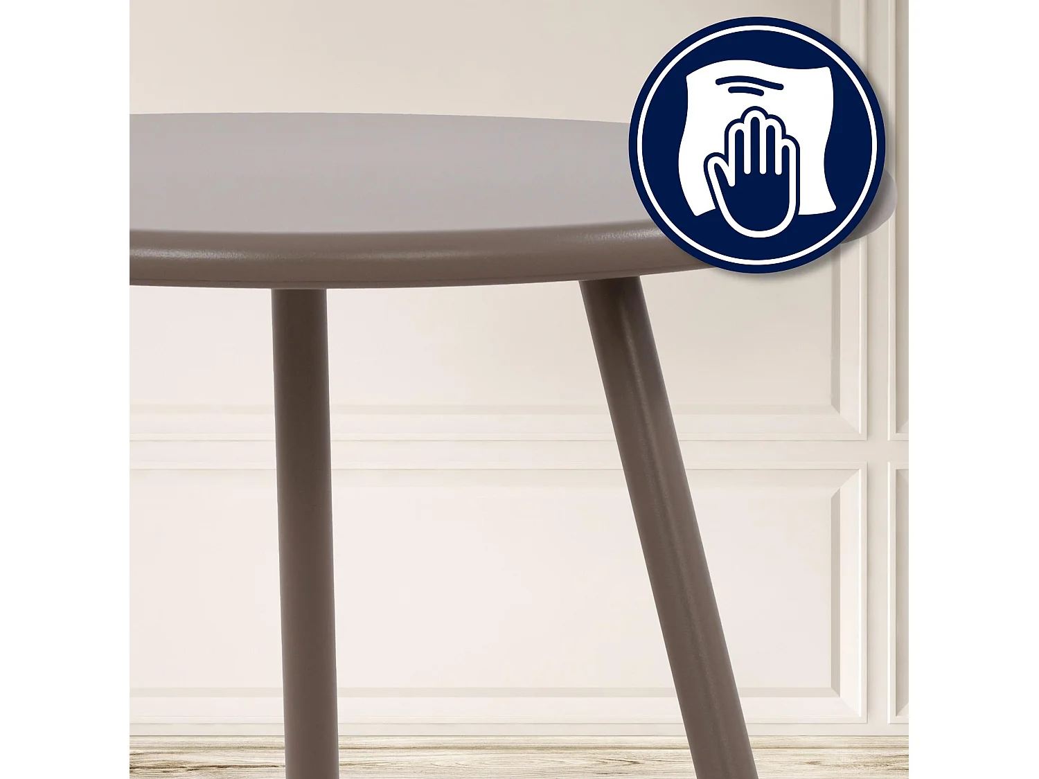 Ensemble de jardin - Table + 4 Chaises - Minota