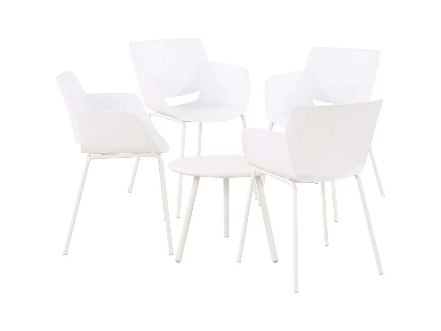 Ensemble de jardin - Table + 4 Chaises - Minota