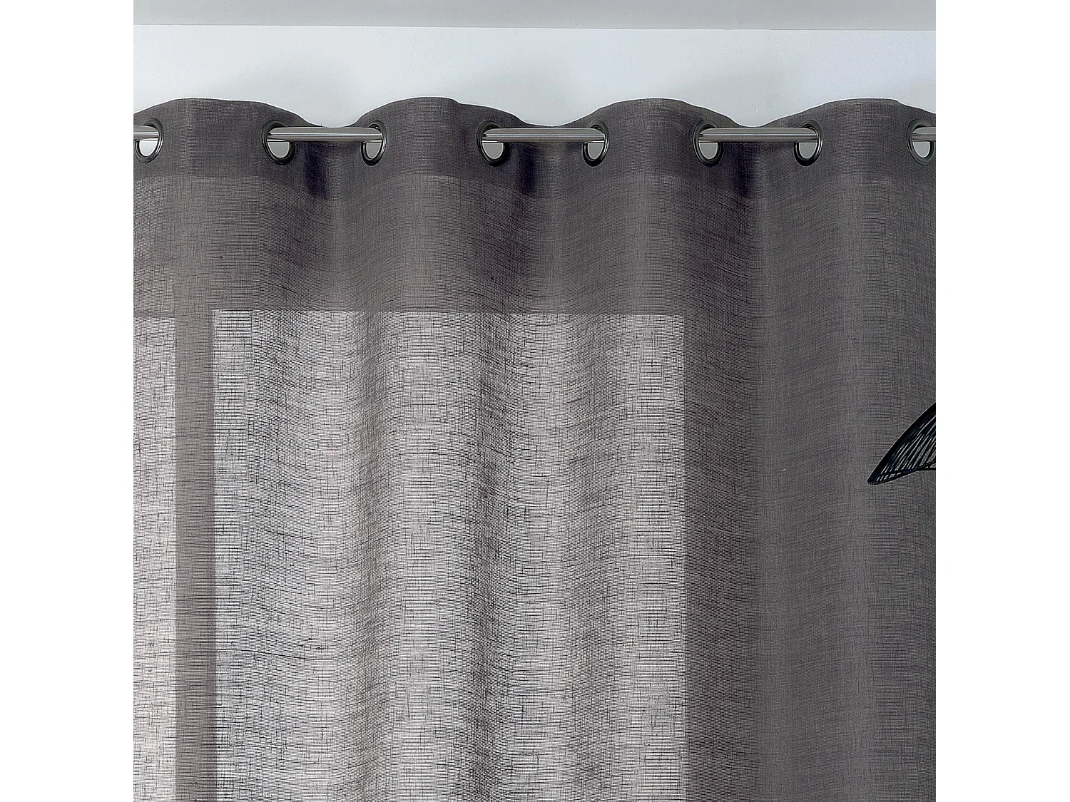 Voilage Aérien en toile de jute