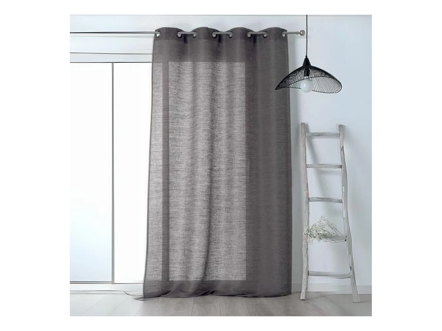 Voilage Aérien en toile de jute
