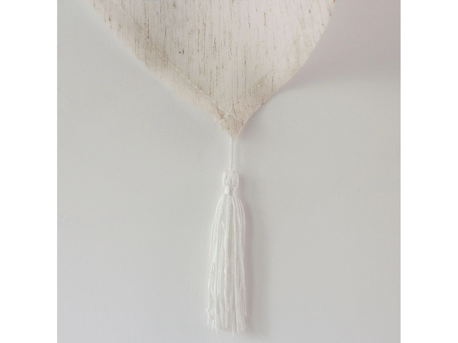 Paire de Voilages à Pointes "Louna" 60x90cm Écru