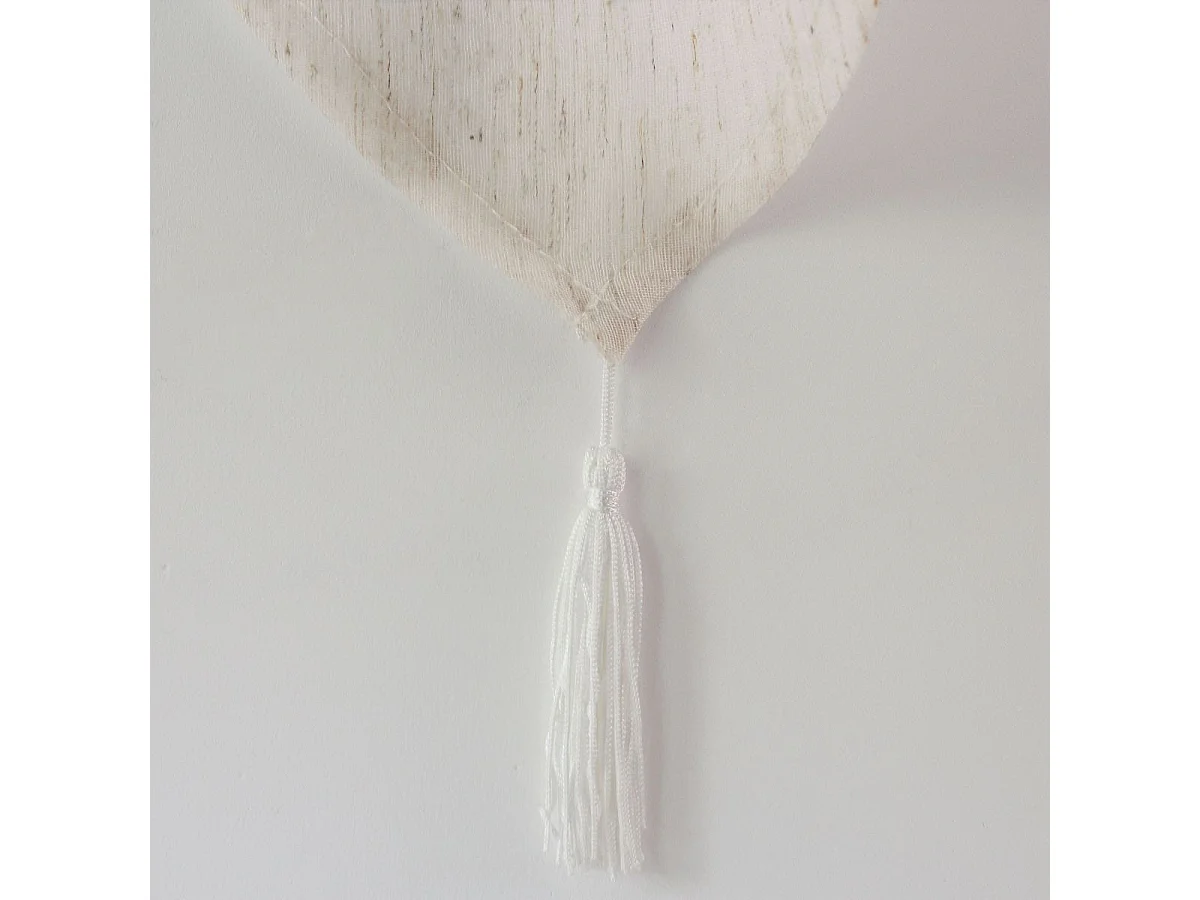 Paire de Voilages à Pointes "Louna" 60x90cm Écru