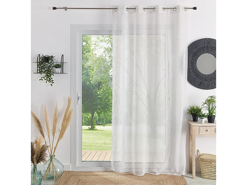 Visillo bordado "Mimosa"