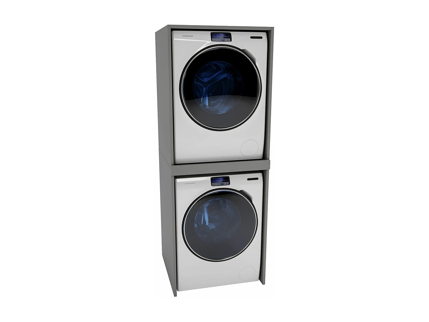 Waschmaschinenumbauschrank SLIM Waschmaschinenschrank für Waschmaschine & Wäschetrockner