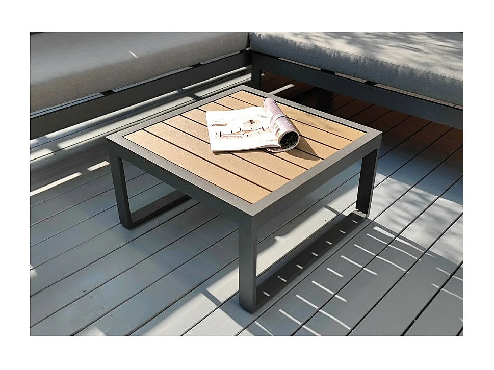 Garten Lounge Outdoor Ecksofa 3 + 2 Sitzer Couchtisch Eysha