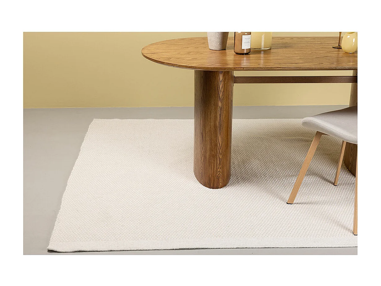 Vilma vloerkleed 290x200cm offwhite.