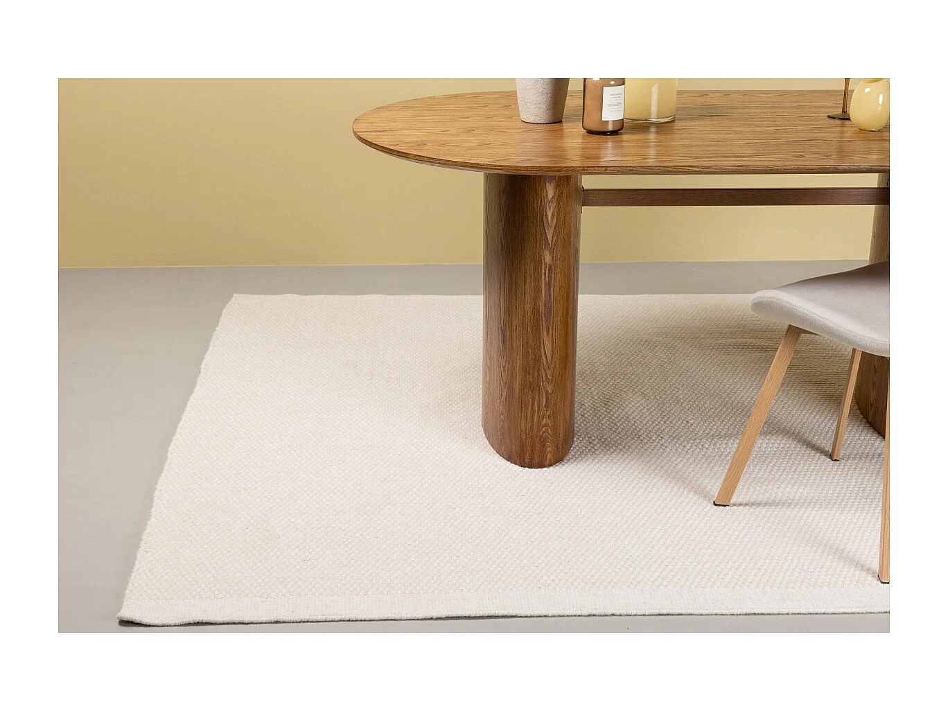 Vilma vloerkleed 230x160cm offwhite.