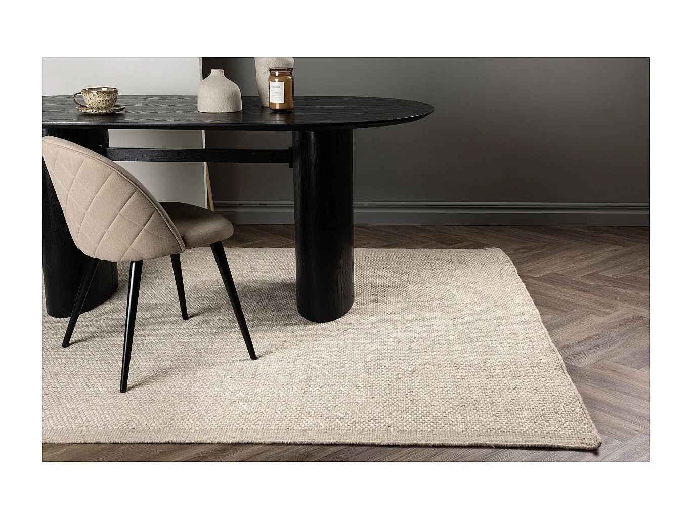 Tapis Déco "Vilma" 160x230cm Beige