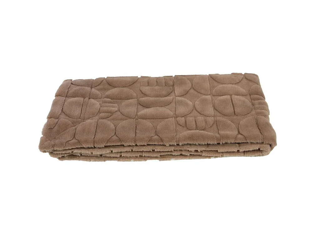 Plaid mae taupe 130x170 cm