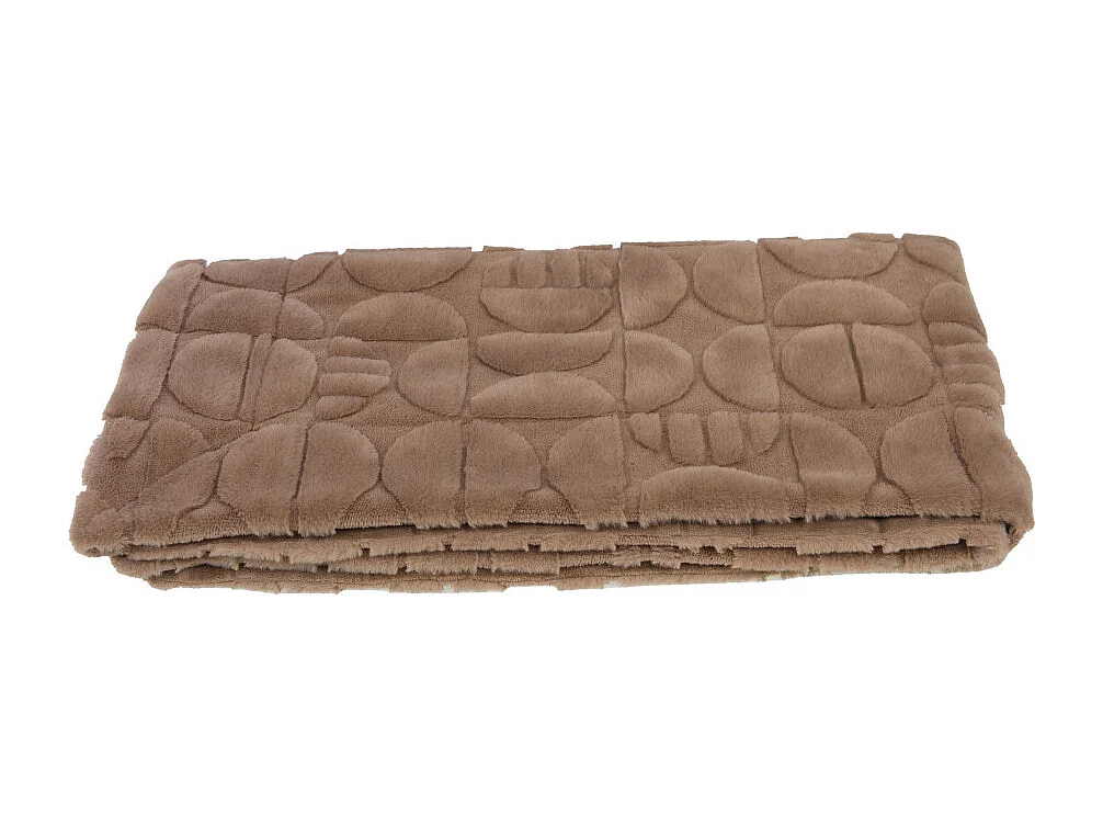 Plaid mae taupe 130x170 cm