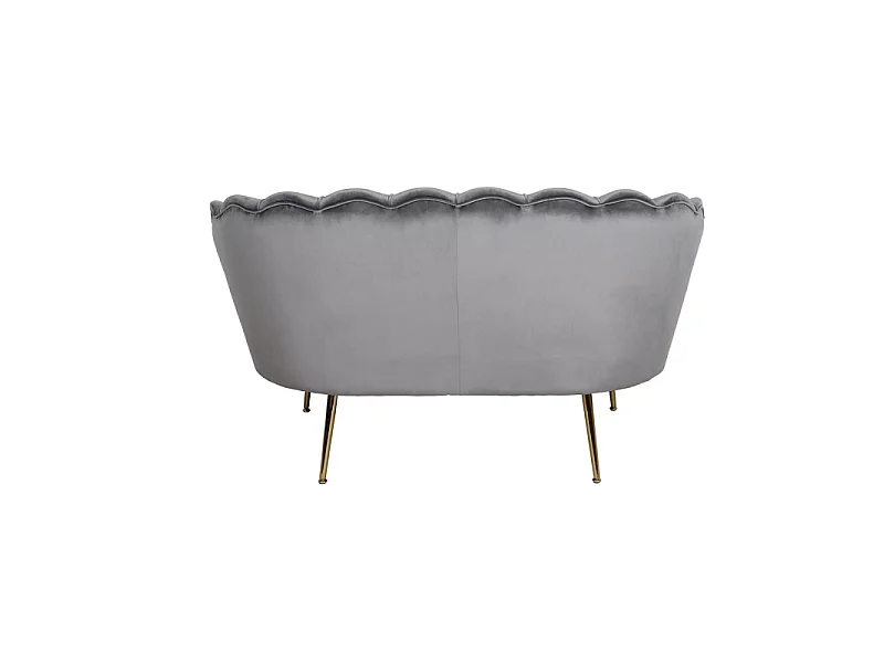 Sofa CAMELLIA 2 VELVET szara