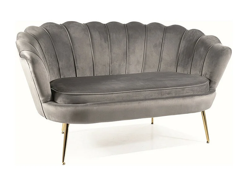 Sofa CAMELLIA 2 VELVET szara
