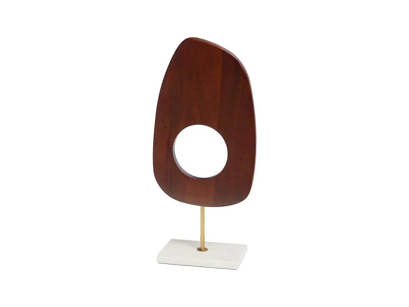 Décoration à poser en bois et en marbre