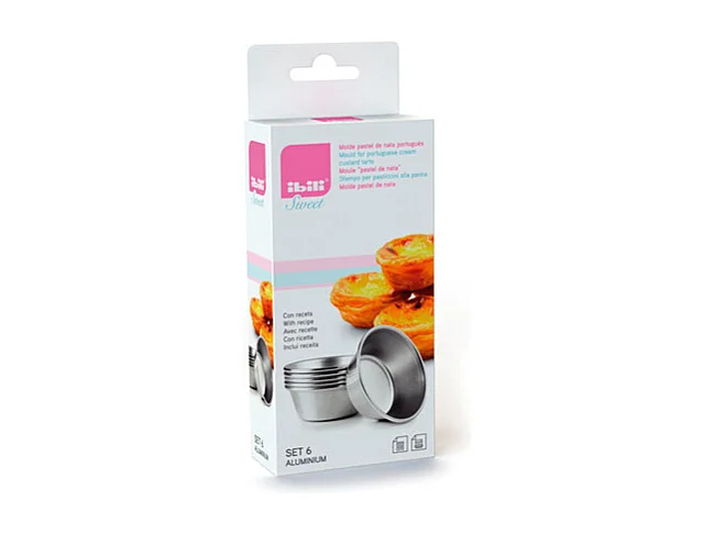 Set de 6 moules pastel de nata