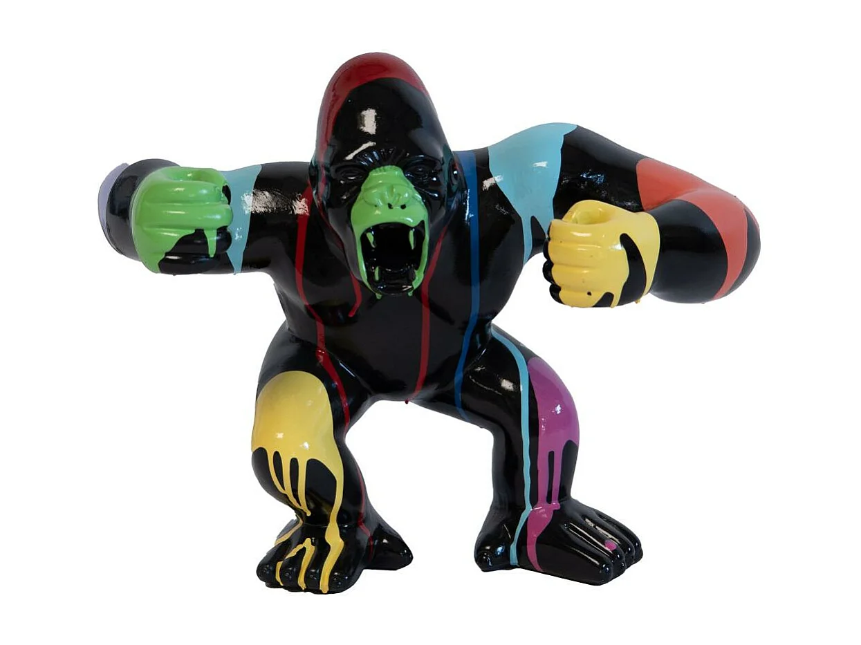 Gorille trash noir 30 cm