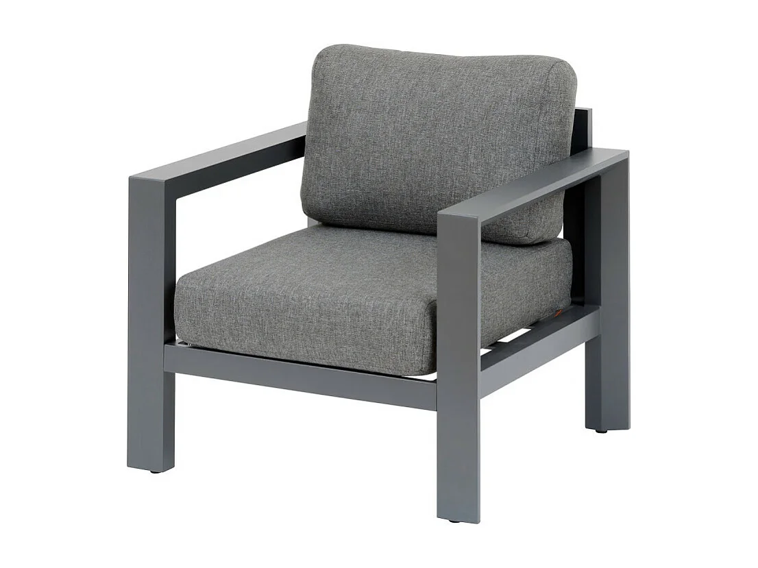 Fauteuil salon extérieur Evasion graphite Hespéride