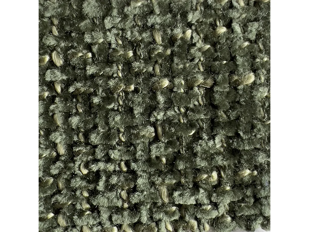 West - Canapé droit 3 places en tissu à forme arrondie - Vert