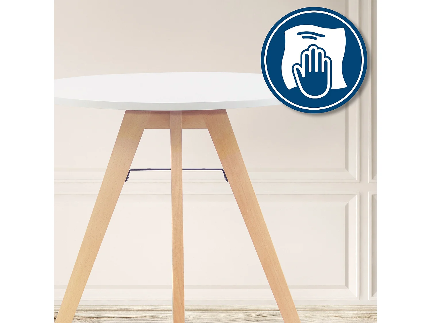 Ensemble de salle à manger - Table + 4 Chaises - Livik