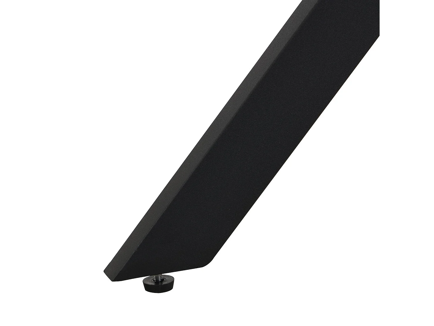 Tavolo da pranzo estendibile 150/180 cm - 4-8 persone - Effetto in marmo bianco in MDF e piedi in metallo nero