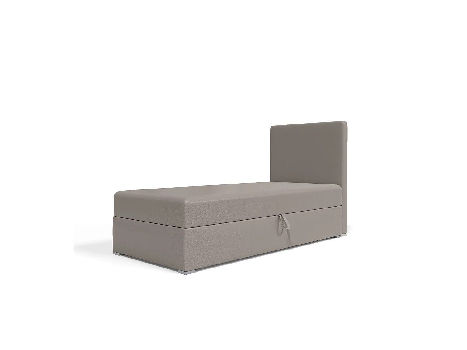 BOXBETT mit Bettkasten Kiberg Mini Basic 100x200 cm, Grau
