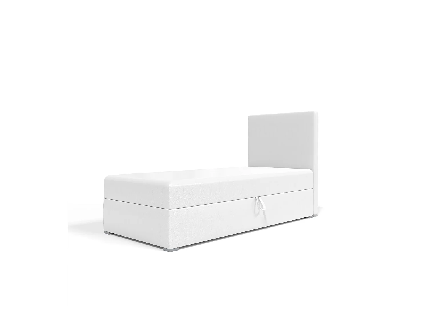 LIT BOX avec coffre de lit Kiberg Mini Basic 100x200 cm, Blanc