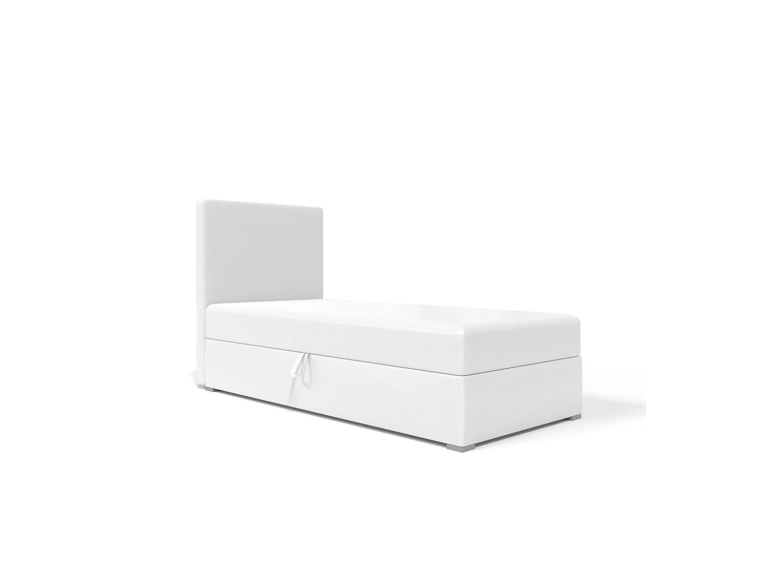 LIT BOX avec coffre de lit Kiberg Mini Basic 90x200 cm, Blanc