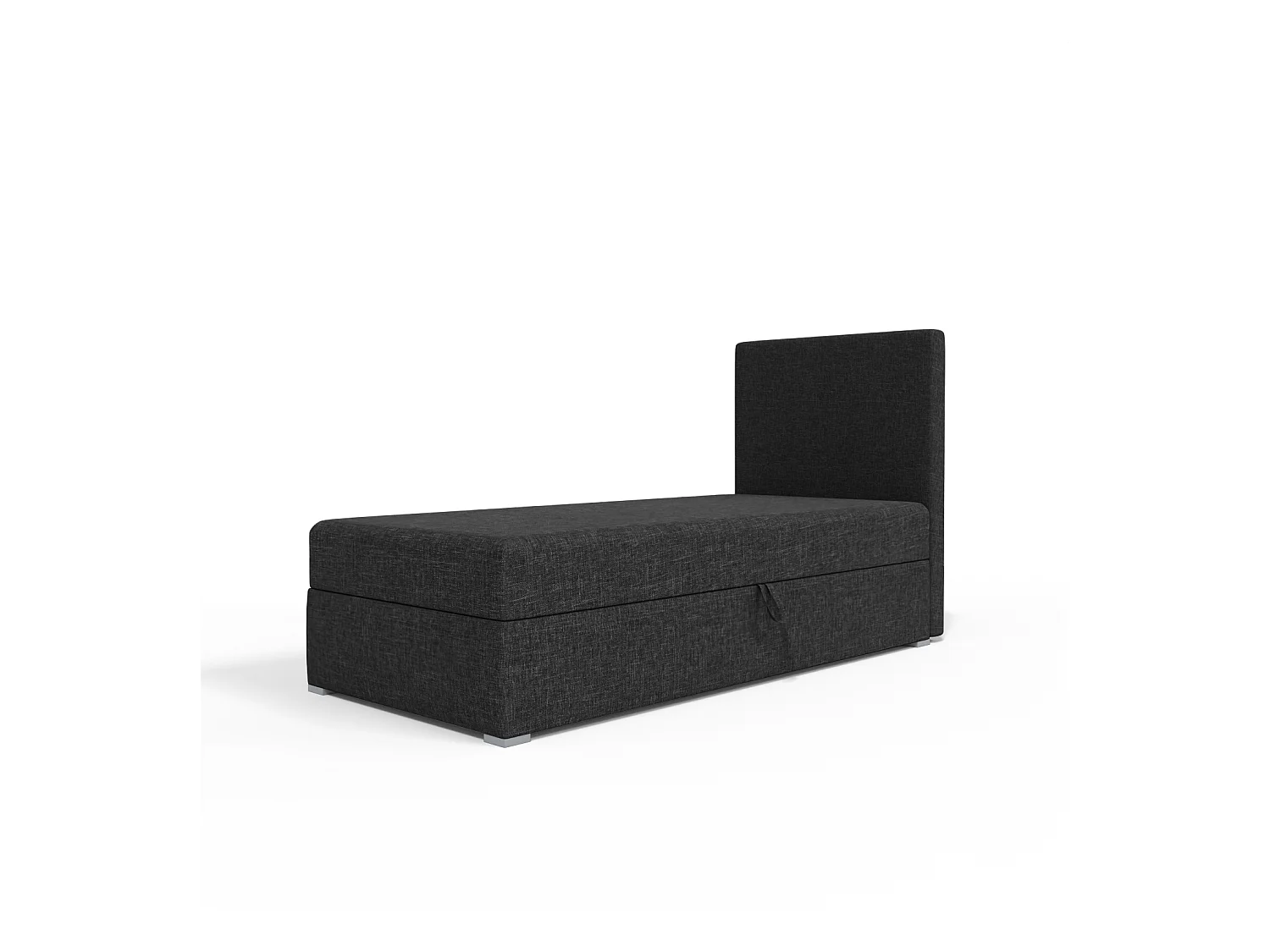 LIT BOX avec coffre de lit Kiberg Mini Basic 90x200 cm, Noir