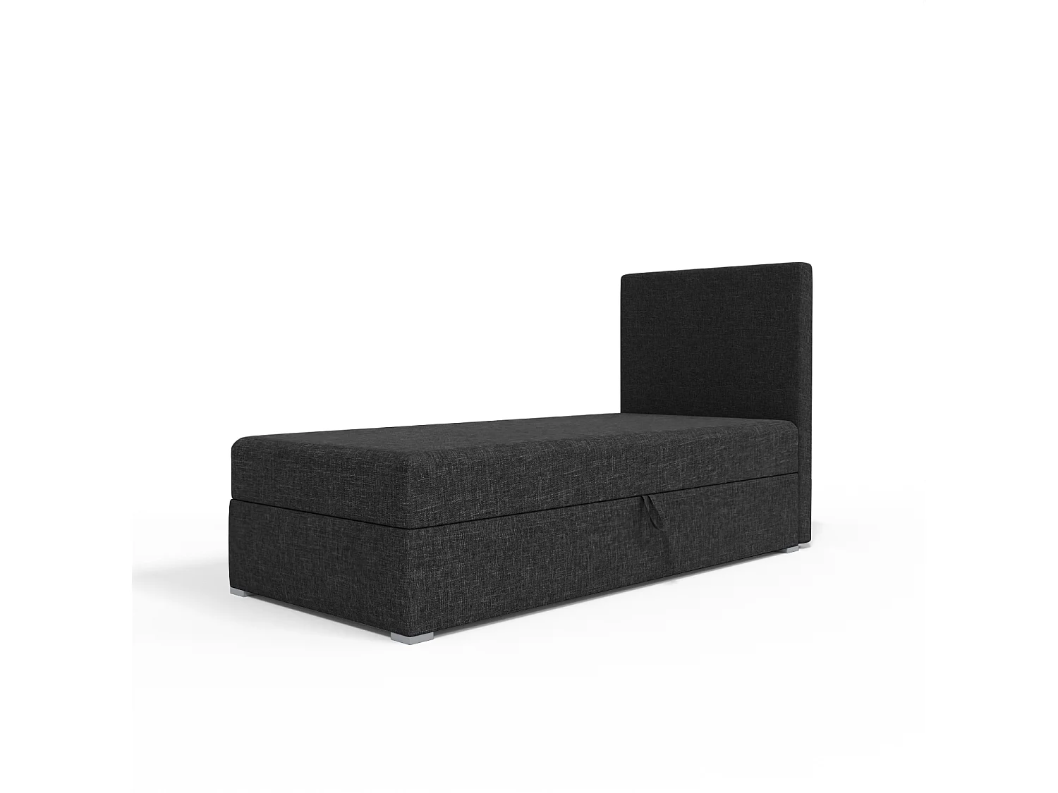 BOXBETT mit Bettkasten Kiberg Mini Basic 90x200 cm, Black