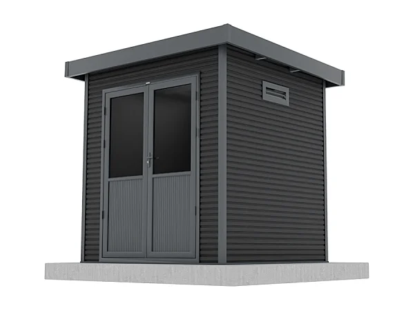 Casetta da giardino in legno composito Onyx 22 - 4m² - Grigio