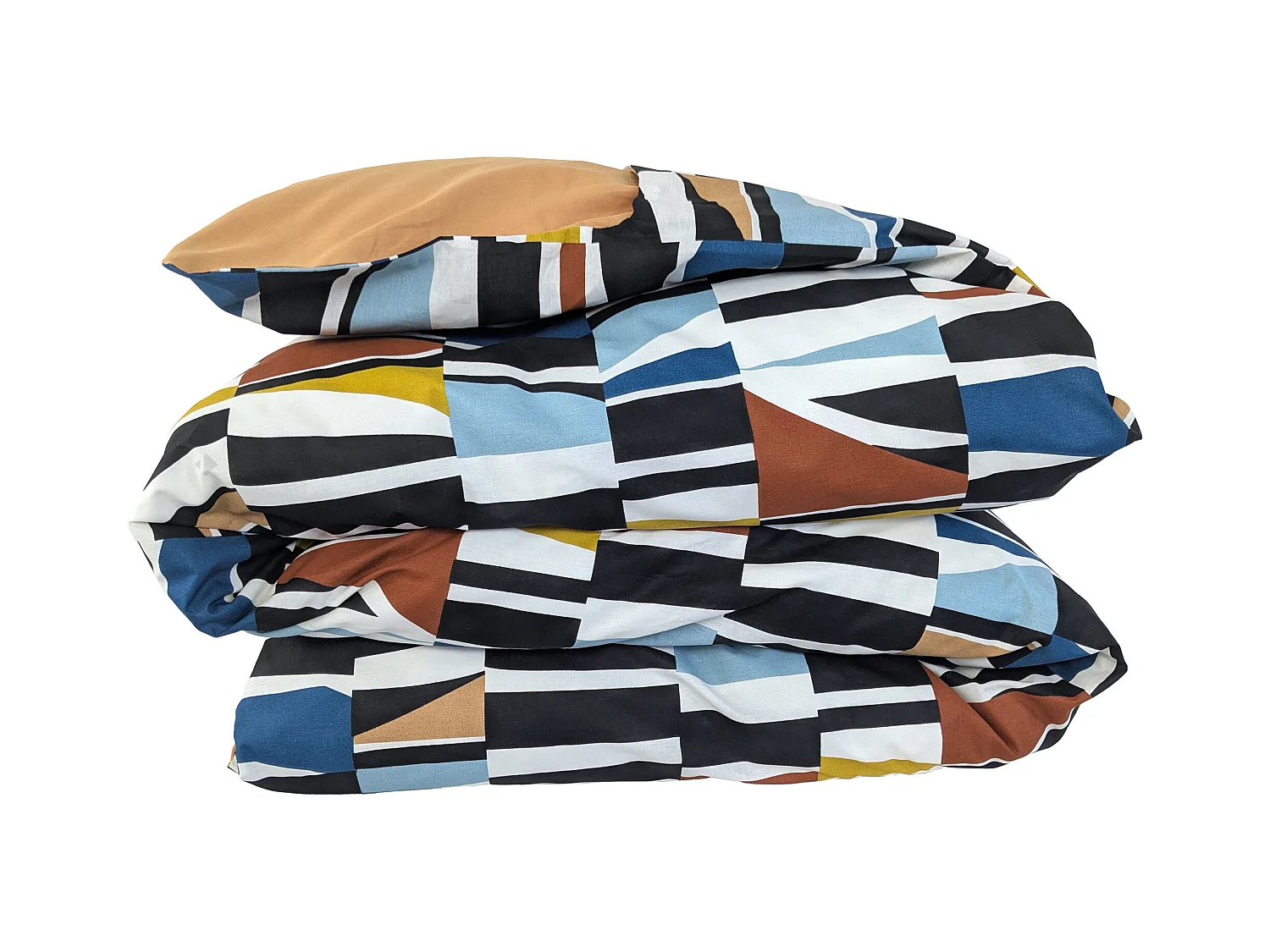 Housse de couette 240x220 cm pur coton PIETRO multicolore