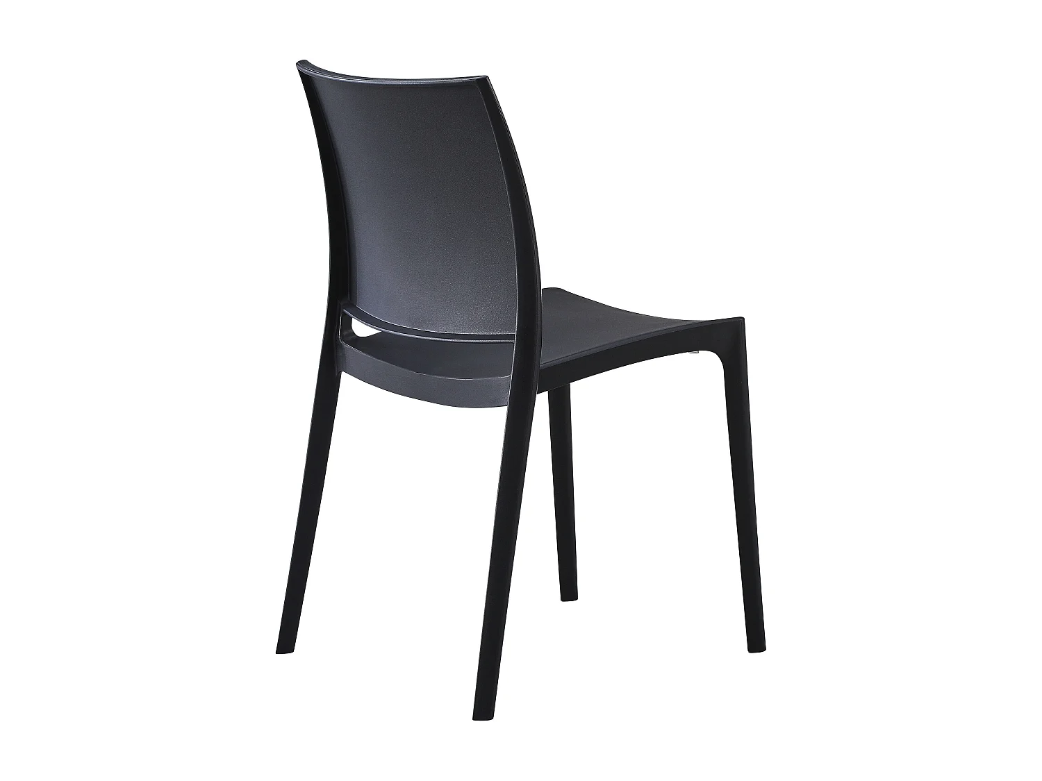 Chaises de jardin - Plastique - Noir - Meton