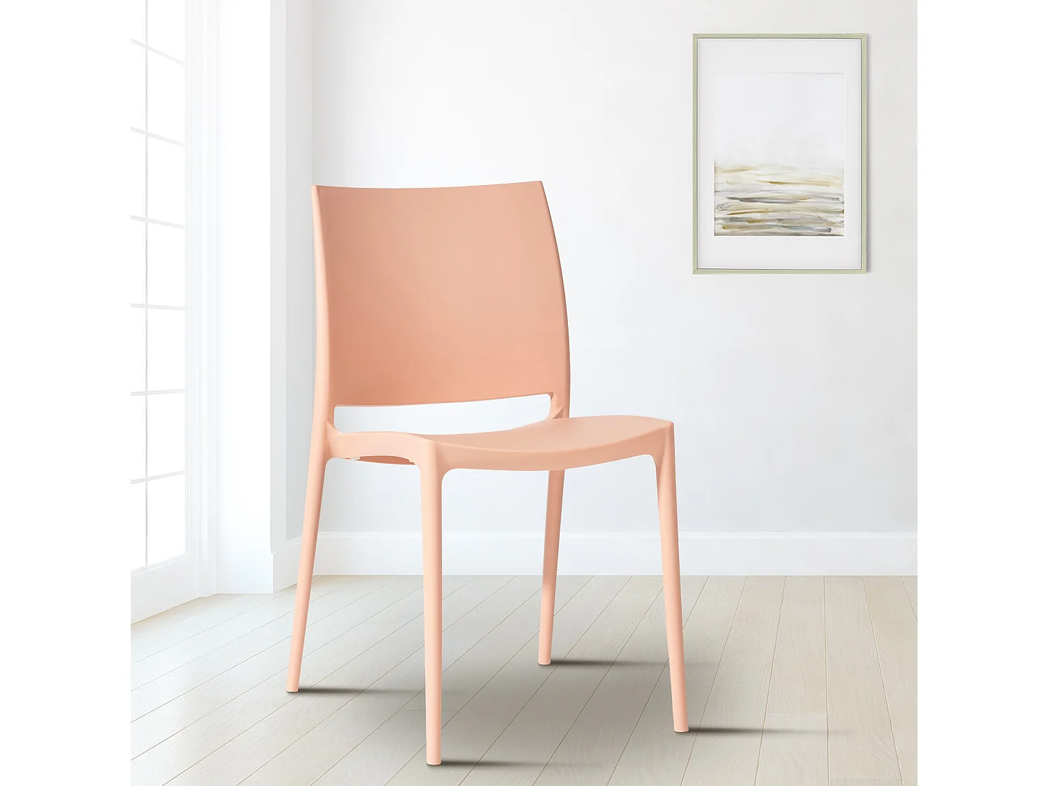 Chaises de jardin - Plastique - Pêche - Meton