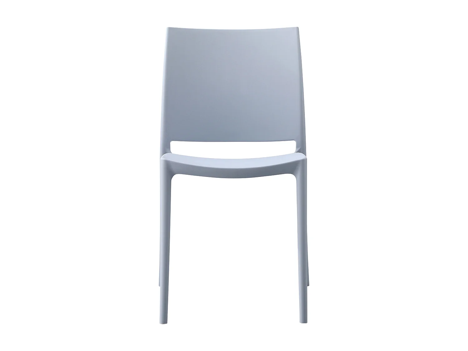 Chaises de jardin - Plastique - Gris clair - Meton
