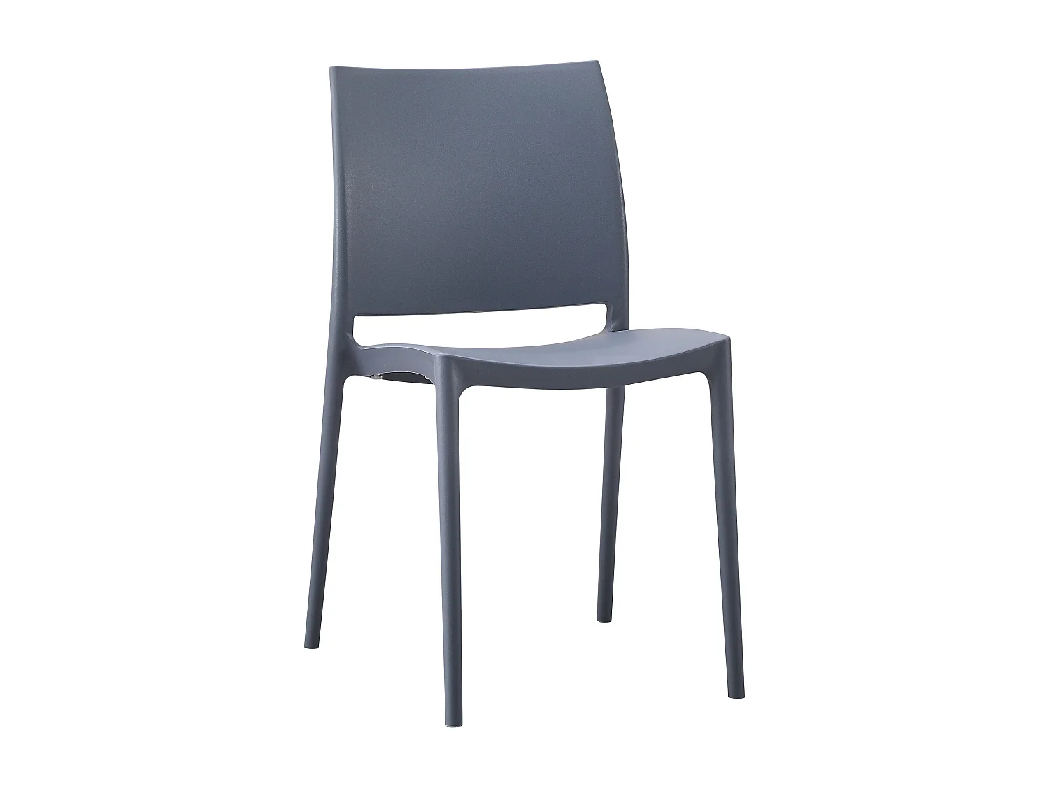 Chaises de jardin - Plastique - Gris - Meton