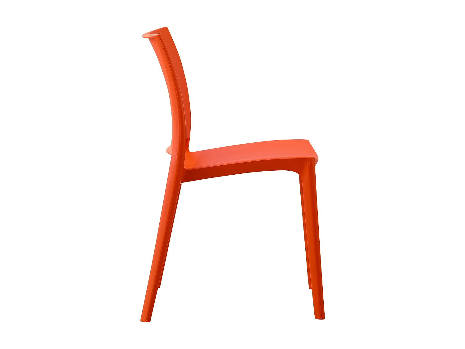 Chaises de jardin - Plastique - Orange - Meton