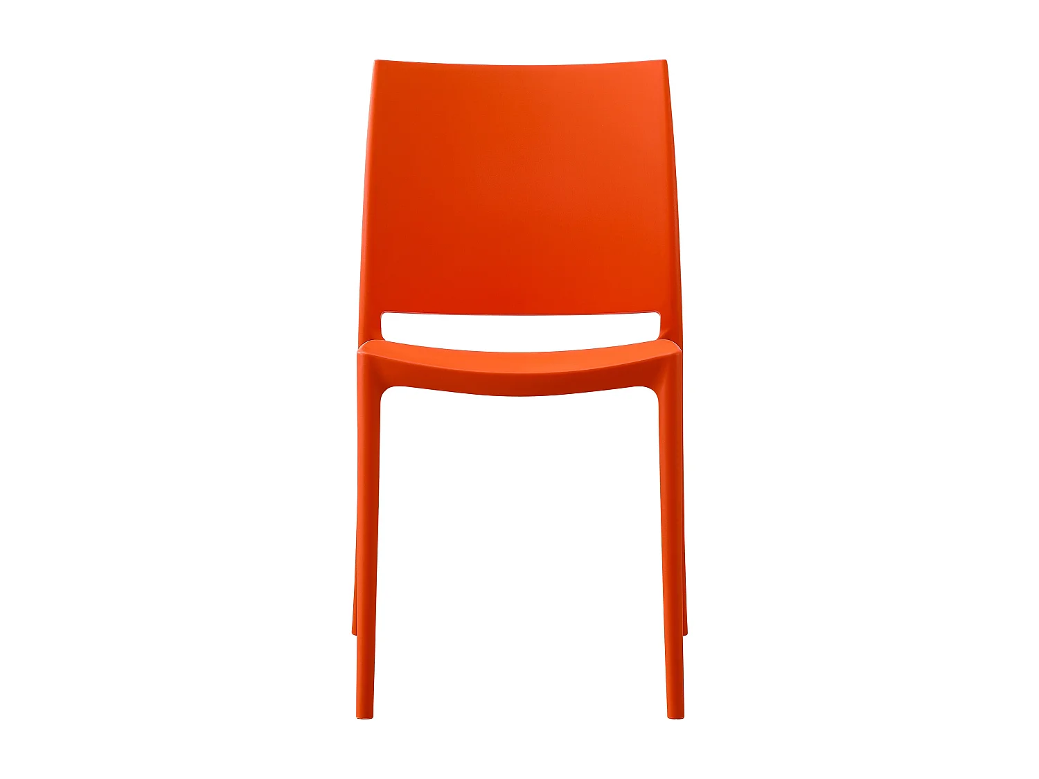 Chaises de jardin - Plastique - Orange - Meton