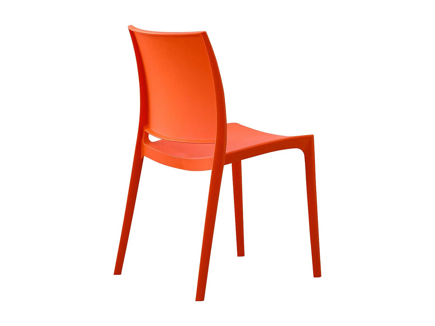 Chaises de jardin - Plastique - Orange - Meton