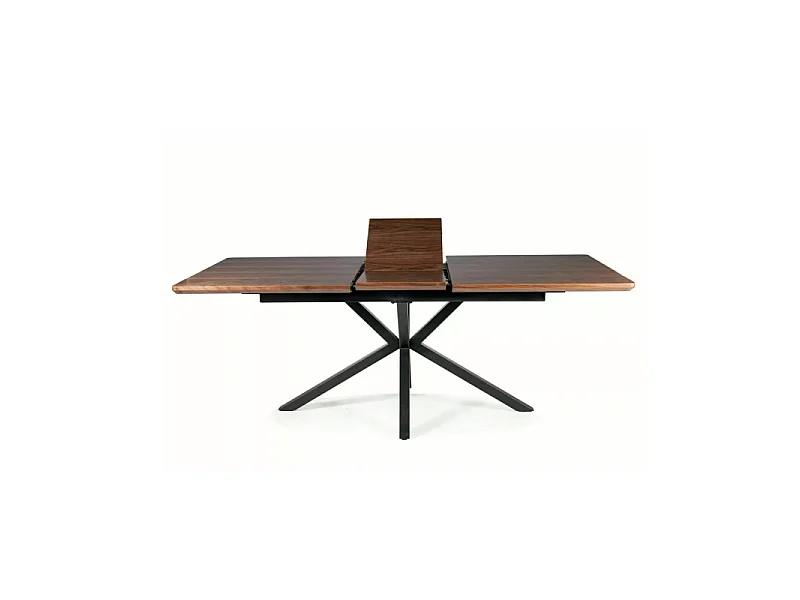 Stół rozkładany LOGAN 160(200)x90 orzech/czarny mat