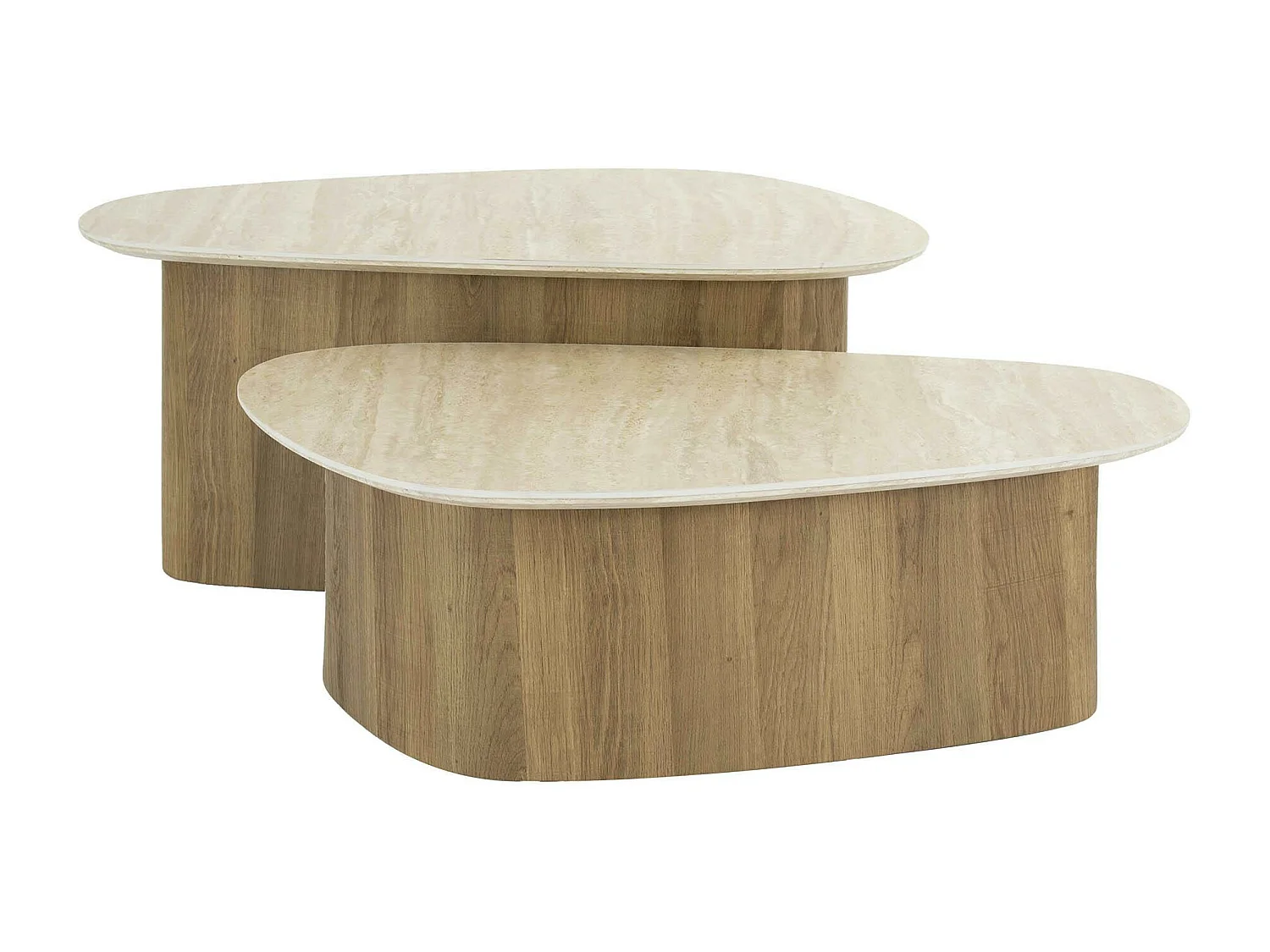 Table basse en céramique forme organique (lot de 2) ASCOLI